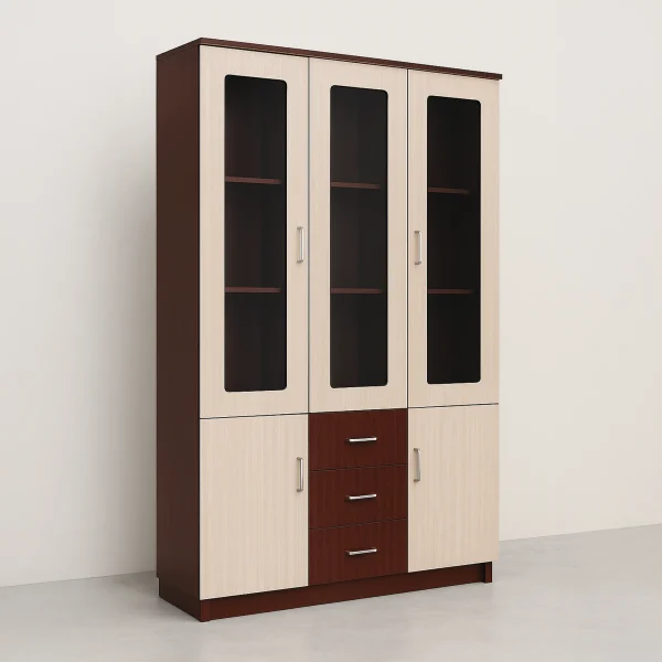 Milan 3 Door Bookshelf