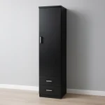 Partical Dark Black Shoe Rack