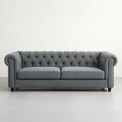 Kensington Modern Chesterfield 3-Seater Sofa