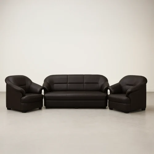 Classic 3-Piece Leather Living Room sofa Set