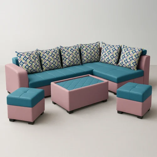 Catalina Modern 4-Piece L-Shaped Sectional Sofa