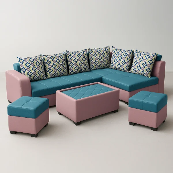 Catalina Modern 4-Piece L-Shaped Sectional Sofa