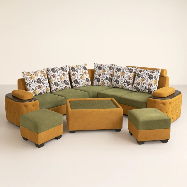 Savannah Modular Corner Sectional Sofa Set