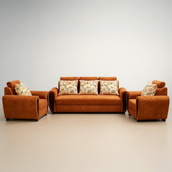Sofa Set Orange