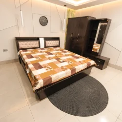 Aria Modern Bedroom Set with Tufted Headboard