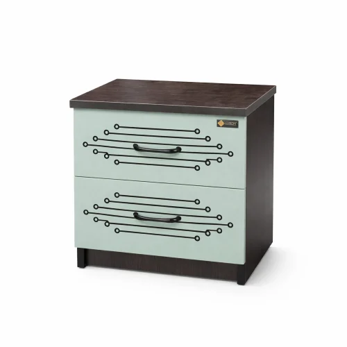 Celestia Modern Mint Green Bedside Table