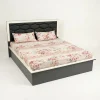 Elara Modern Grey & White Bed