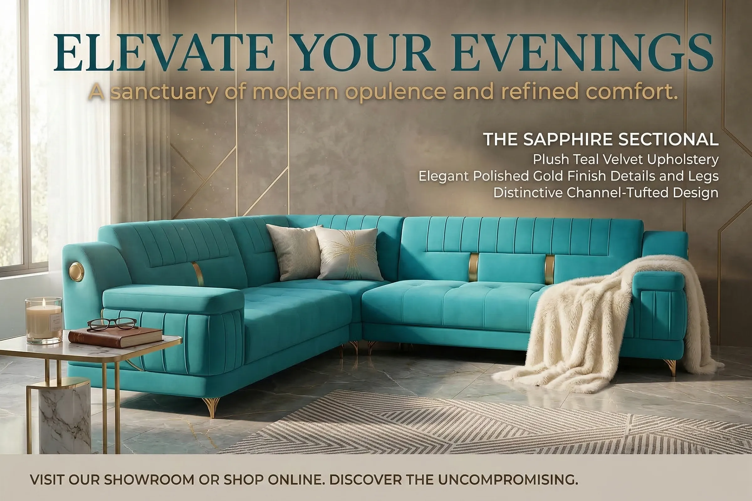 Elevate you living room with our Sofa Live Sale Offer!